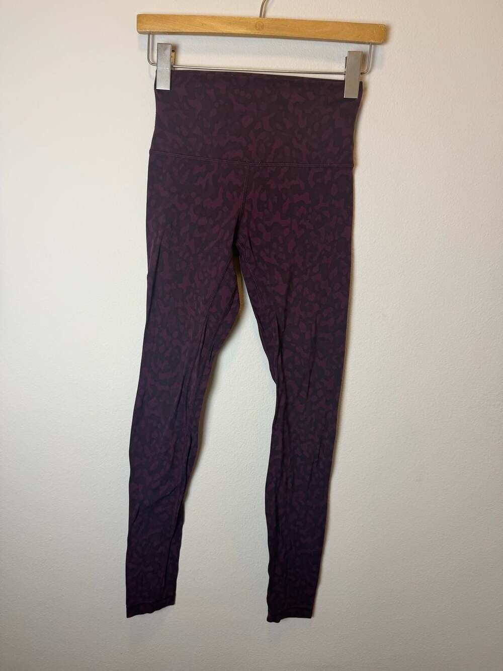 Lululemon Align High-Rise Pant 28" Purple Camo Animal Print Leggings